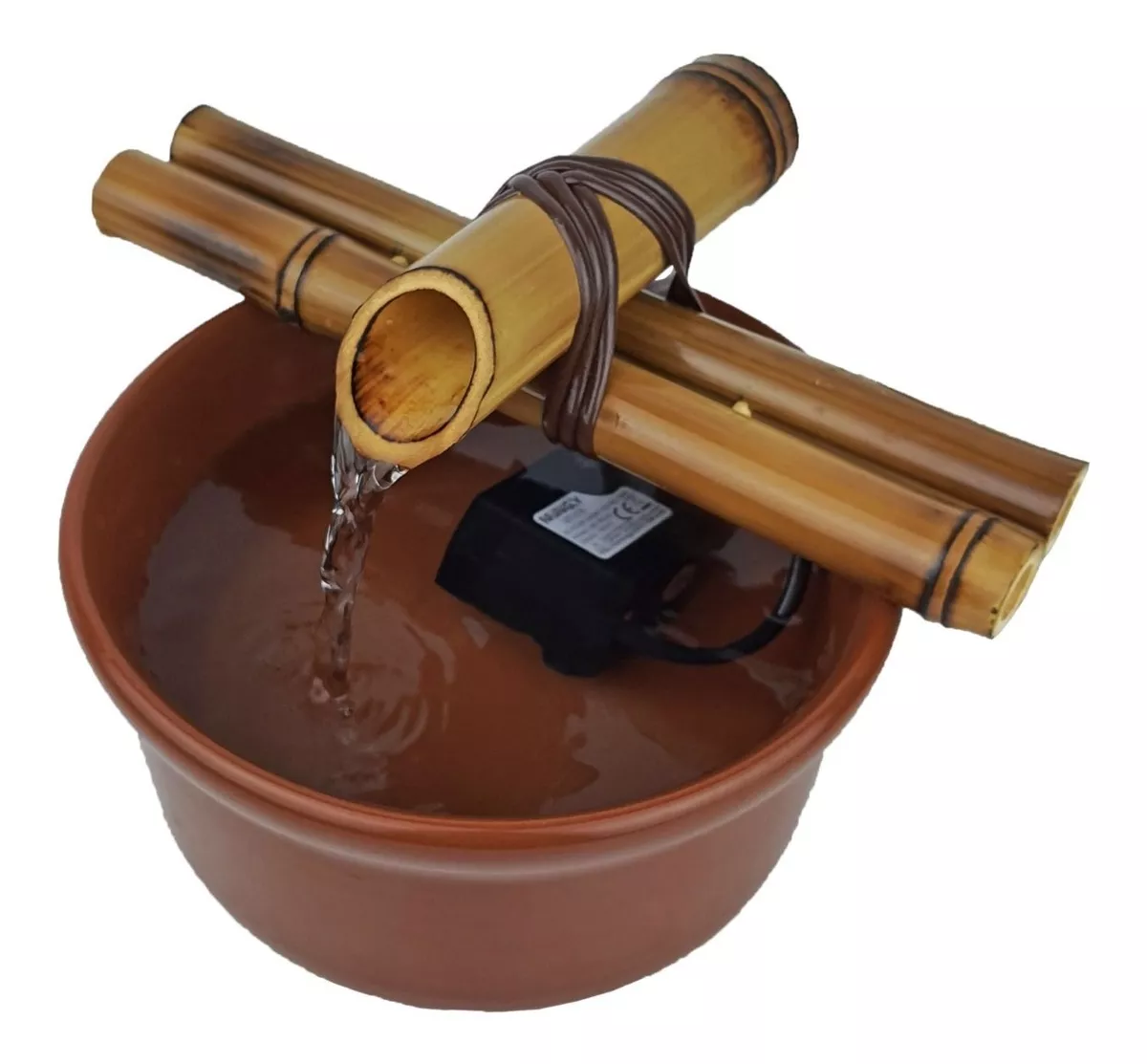 Fonte De Água Para Gato Bebedouro Em Ceramica Bambu Promoção