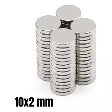 Imanes De Neodimio 10mm X 2mm / 10x2 (25 Unidades)