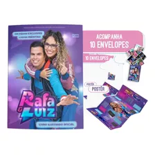 Álbum Oficial Rafa & Luiz + 10 Envelopes | 50 Figurinhas - Capa Brochura - 01 Pôster Exclusivo Encartado - Editora Pixel