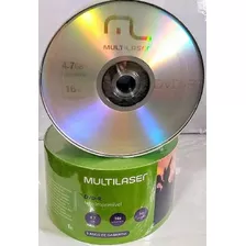 Disco Virgem Dvd-r Multilaser De 16x Por 100 Unidades