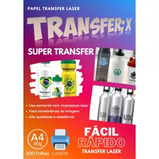 Papel Transfer Laser Super Transfer Transferix - 100 Folhas