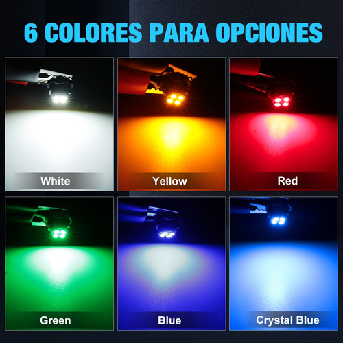 Kit De Focos Led T3 T4.2 T4.7 Para Canbus Sin Error, 10 Pzas Foto 3