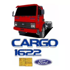 Kit De Adesivos Compatível Ford Cargo 1622 Caminhão Kit42 Cor Padrão