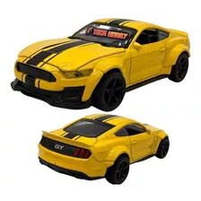 Miniatura Carrinho Mustang Abre Capô Fricção Coleção