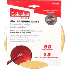 G25640 Disco De Lijado 80 Grit 9inch, 15pack