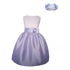 Vestidos Elegantes Para Niñas. Tallas: 4-6-8 + Peineta