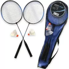 Par Raquere E Peteca De Badminton