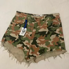 Short Gabardina Camuflado Talle L (42/44)