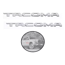 Par De Emblemas Laterales Tacoma 2016-2023 Cromado