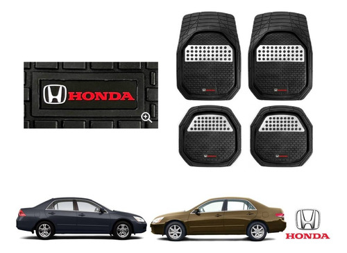 Tapetes 3d Logo Honda + Cubre Volante Accord 2003 A 2007 Foto 2