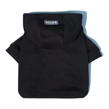 Ropa Polera Para Perro Con Capucha Color Negro Mascota Gato