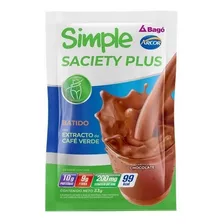Simple Saciety Plus Batido Protéico Aporte De Saciedad 7u Sabor Chocolate