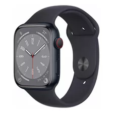 Apple Watch Series 8 Gps Caixa Meia-noite De Alumínio 45 Mm