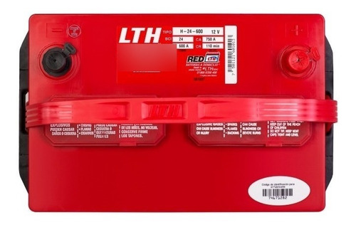 Bateria Lth Hitec Mitsubishi Montero Sport Xls 2006 -h24-600 Foto 4