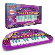 Teclado Infantil Musical Com Som Show Grava Reproduz 41095 