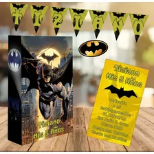 Combos De Cumpleaños Personalizado Para 20 Niños Batman