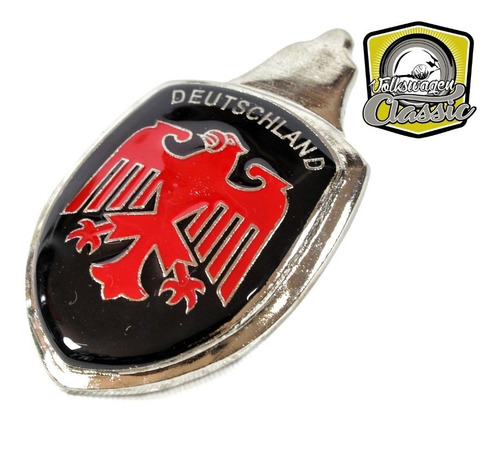 Emblema Para Cofre Vw Sedan Vocho Blazon Aguila Negro 1pz Foto 2