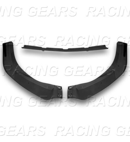 Painted Black Ms-style Front Bumper Splitter Spoiler Lip Mmi Foto 4