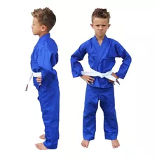 Judogi Kimono Judo Traje Uniforme Azul Niños