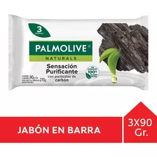 Jabón Barra Palmolive Naturals Sensación Purificante Pack X3