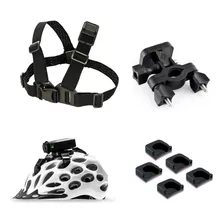 Kit Accesorios Cámara Drift Bici Moto Arnes Correa Adhesivos