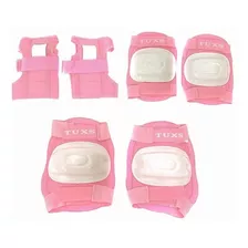 Set Protecciones Tuxs Starter Rodilleras Cod Muñeq Rollers + Envío A Todo El Pais