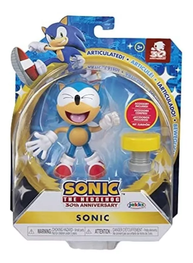 Sonic The Hedgehog Figura Clásica C Juguete Primavera Muñeco