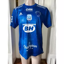 Camisa Cruzeiro Usada Jogo Único Remo Copa Do Brasil Jogador