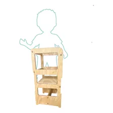 Torre Aprendizagem Montessori 4x1 Cadeirão Mesinha Arteiros