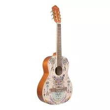 Guitarra Clasica Bamboo Gci-36-indi C/funda Acolchada Color Marrón Orientación De La Mano Derecha