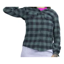 Camisa Xadrez Feminina Blusa Camisete Manga Longa Fashion