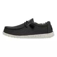 Mocasines Hey Dude Wally Stretch Black