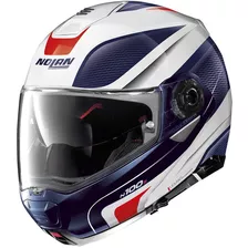 Casco Nolan N100-5 Orbiter 74 Metal White Color Blanco Tamaño Del Casco M (57-58 Cm)