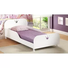 Cama Solteiro Multimóveis 100% Mdf P/ Colchão Fg2320 Branco