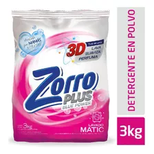 Jabón En Polvo Zorro Baja Espuma Bluepower Bolsa 3 kg