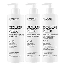 Kit Color Plex Primont Shampoo Acondicionador Mascara 500ml