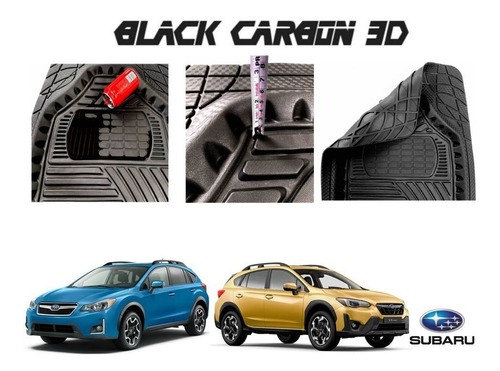 Tapetes Premium Black Carbon 3d Subaru Vx Crosstrek 15 A 22 Foto 4