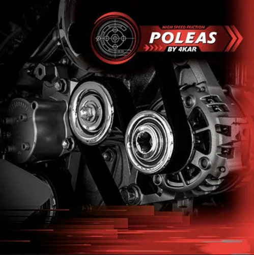 Polea Loca Accesorios 4-kar Para Buick Terraza V6 3.9l 06-07 Foto 2