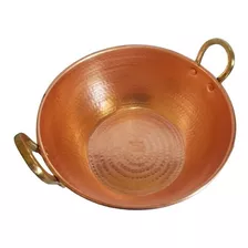 Tacho De Cobre Artesanal 20 Litros - 47 Cm De Diâmetro