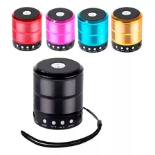 Mini Speaker Ws-887 Portátil Com Bluetooth Min-ws-887