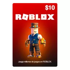 Roblox 10$ Tarjeta De Regalo Entrega Rapida