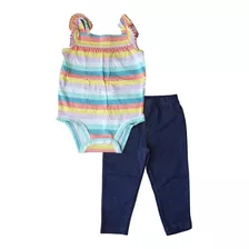 Carters Roupa Para Bebe Conjunto 2 Peças Body Regata E Calca