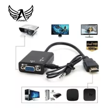 Conversor Hdmi P/vga Com Saída P2 De Áudio Altomex Al-vga100