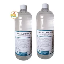 2 Alcohol Gel 1 Litro C/u Para Manos