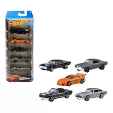 Hot Wheels Pacote 5 Carrinhos Velozes E Furiosos - Mattel