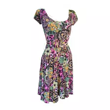 Vestidos Pin Up Floreados Seda Fria