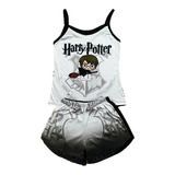 Pijama De Mujer Harry Potter Short Y Blusa (ch-m)