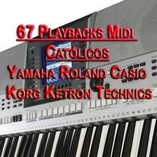 67 Católicos Playbacks Midi Para Teclado Yamaha - Produção