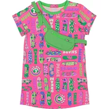 Vestido Infantil Feminino Verão, Momi