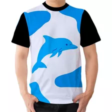 Camisa Camiseta Golfinho Fofinho Desenho 4